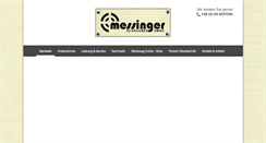 Desktop Screenshot of messinger-schrauben.de