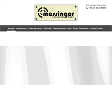 Tablet Screenshot of messinger-schrauben.de